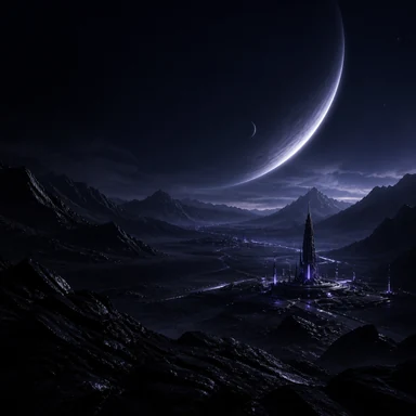 Distant violet research outpost